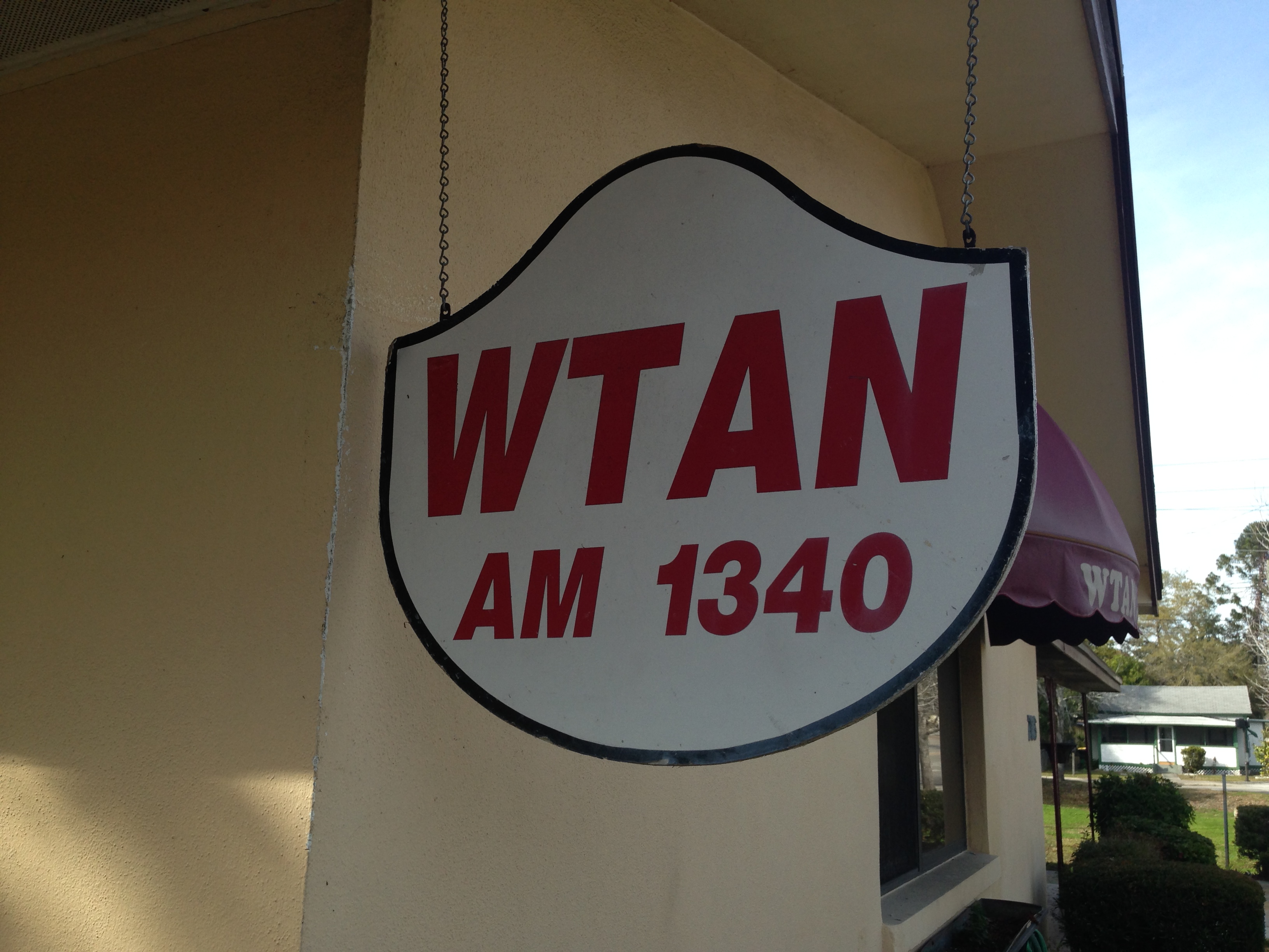 WTAN Radio Sign
